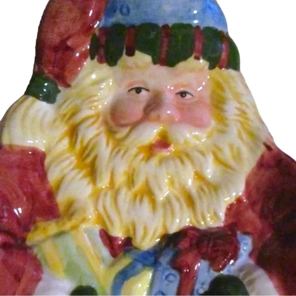 Christmas Treasures Collection Ceramic Santa Candy Dish ~ New in box - Picture 4 of 5